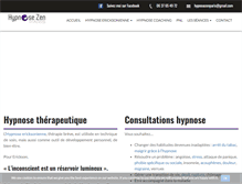 Tablet Screenshot of hypnose-zen-paris.com